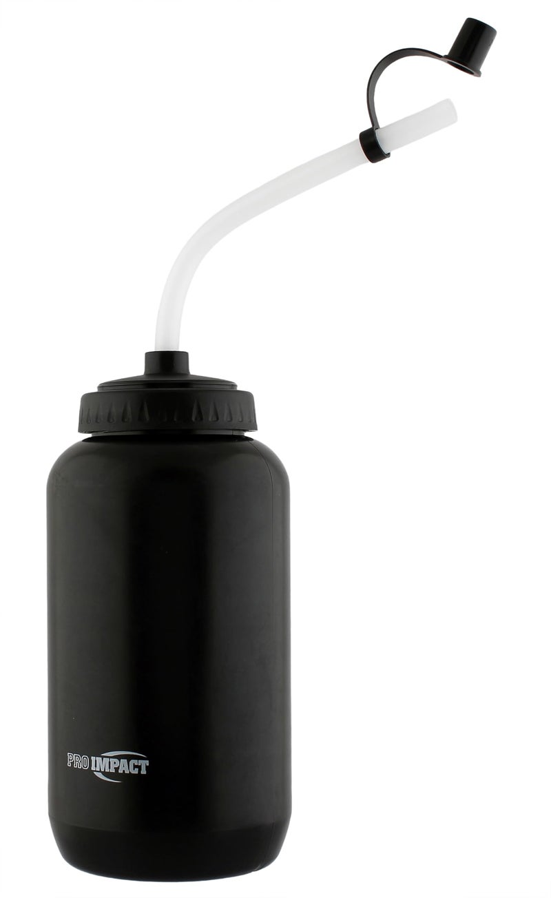 Pro Impact Squeezable Water Bottle Bendable Long Straw - LDPE BPA Free Plastic - Hydration for Baseball Hockey Gym MMA Yoga Boxing Cycling Softball Football Lacrosse (35.5 Oz.) - Image 2